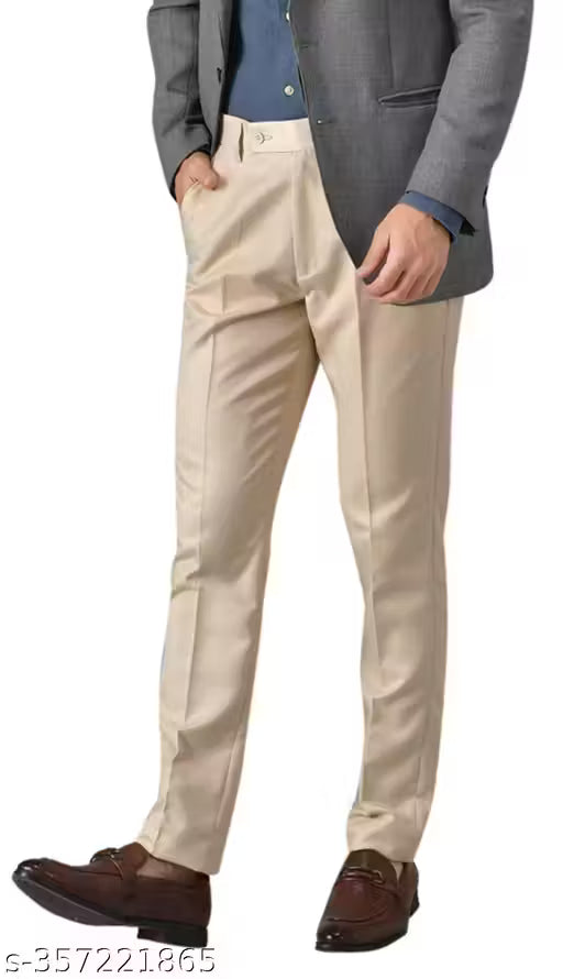 ARDLOR Formal Pant For Mens Blue Trouser For Men's