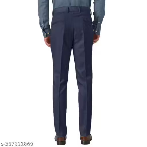 ARDLOR Formal Pant For Mens Blue Trouser For Men's